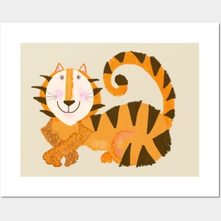 Sweet Little Tiger Posters and Art